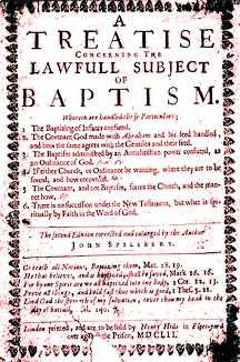 Title page of A Treatise Concerning the Lawful Subject of Baptism